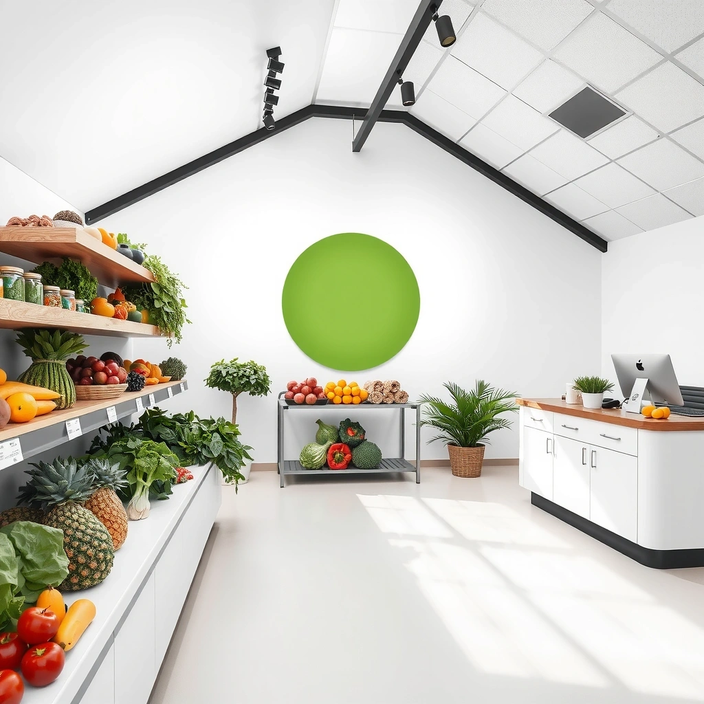 Healthy nutrition consultation background